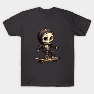 Skeleton Skateboarder T-Shirt